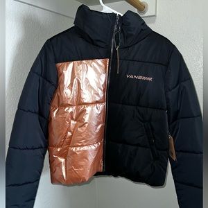 NEW* Vans Rose Gold Metallic All Weather MTE jacket